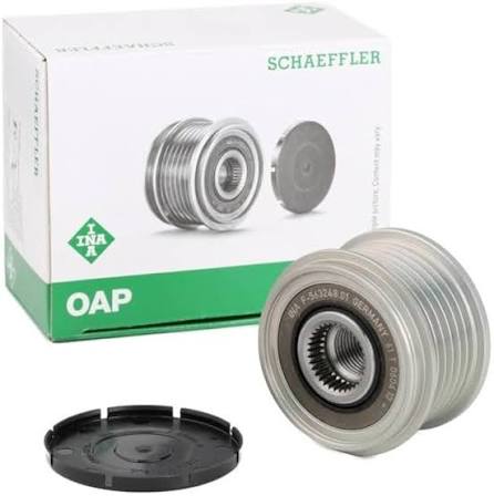 Schaeffler INA Alternator Freewheel Pulley – 535 0203 10 / OEM - 12317802261 12317802619 12317805432 12317808073