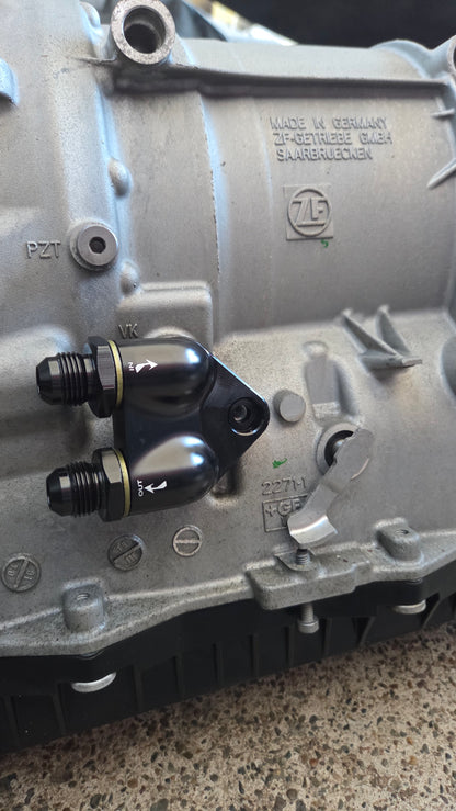 BMW ZF 8HP45/8HP50/8HP70/75/8HP95 Oil Cooler Adapter AN8  8HP BMW