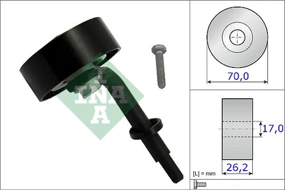 BMW M57N Tensioner Pulley INA 531 0783 10 / OE 11287807021