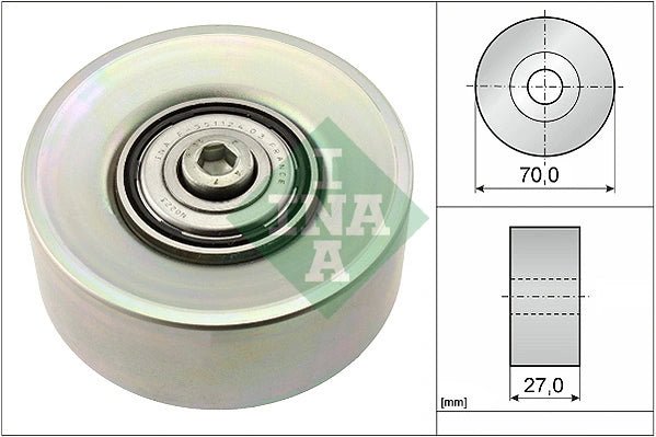 BMW M57N2/ M47 INA Drive Belt Idler Pulley – 532 0398 10