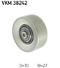 BMW m57/N47 Auxiliary Belt Idler / Guide Pulley – SKF VKM38242