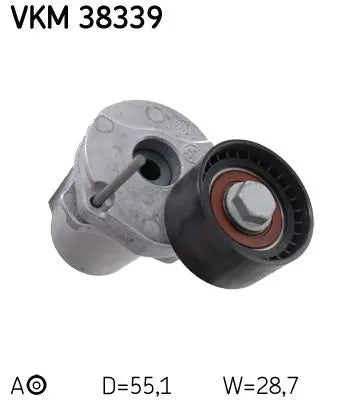 BMW  N57 Auxiliary Belt Tensioner Pulley – SKF VKM 38339