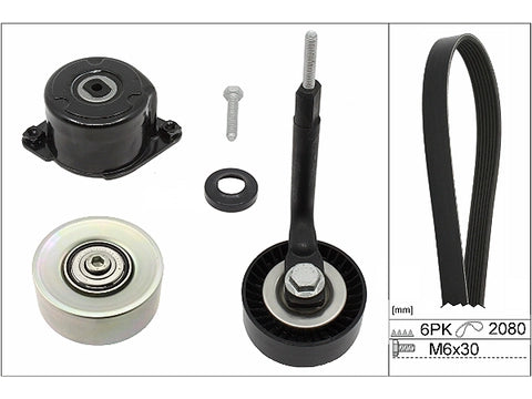 INA V-Ribbed Belt Set for BMW M57N       SKU -529 0314 10
